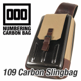 _109 Carbon Slingbag_ Desert Brown 3K Twill carbon hardshell